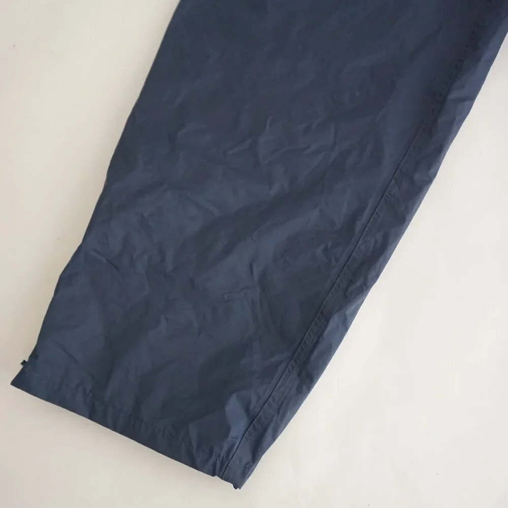 Vintage Wetskins Navy 100% Nylon Pvc Backing Waterproof Elastic Waist Pants XL - Picture 5 of 9